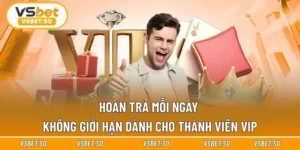 Hoàn Trả Mỗi Ngày Không Giới Hạn Dành Cho Thành Viên VIP